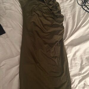 Olive Green Ruched skirts